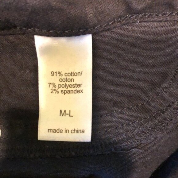 Maurices Distressed Black Jeans Womens Cotton Blend Medium Large - Picture 4 of 8